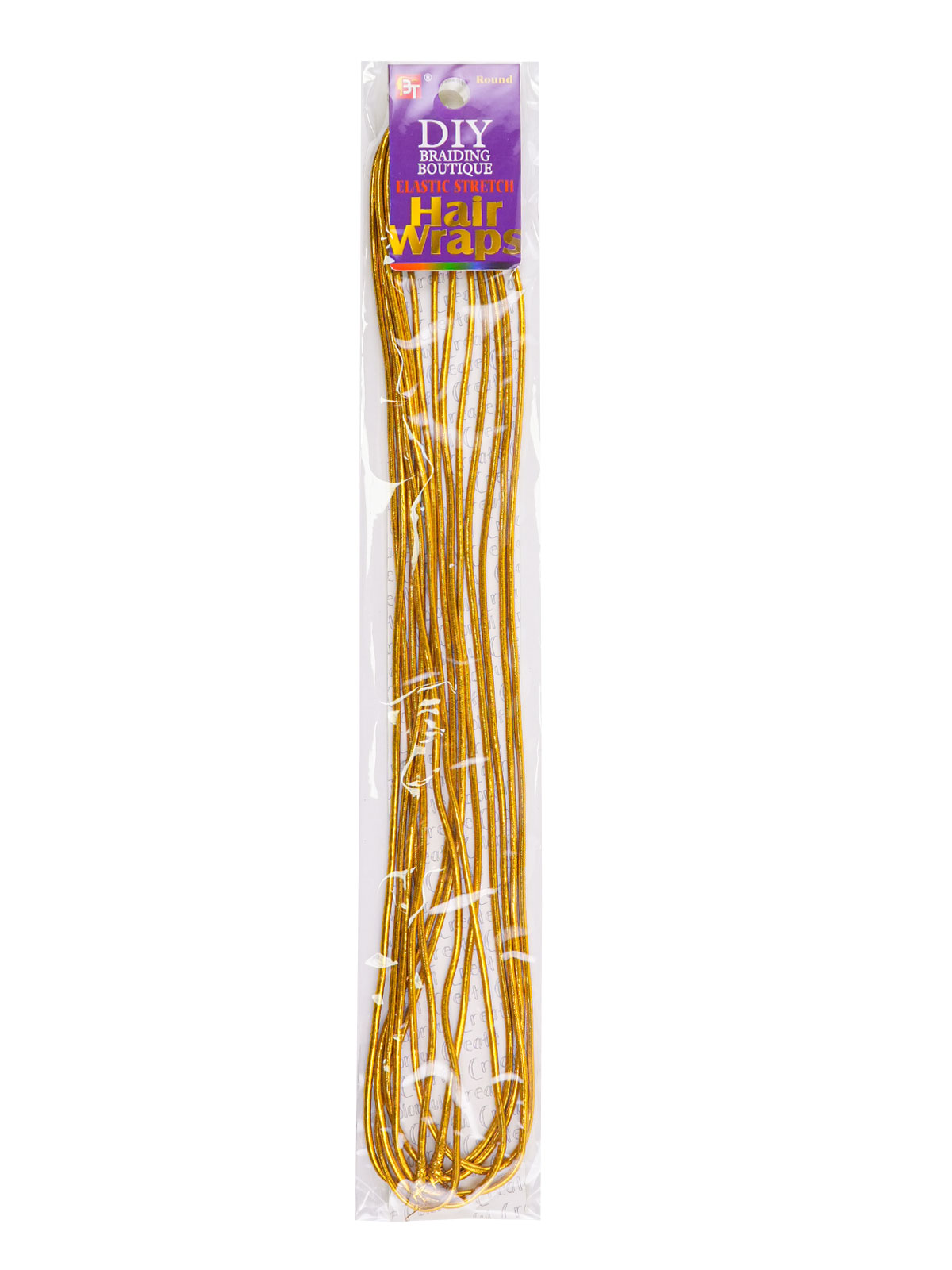 BT #8951 DIY HAIR WRAP (ELASTIC ROUND GOLD) [36DZ/CS] - DZ