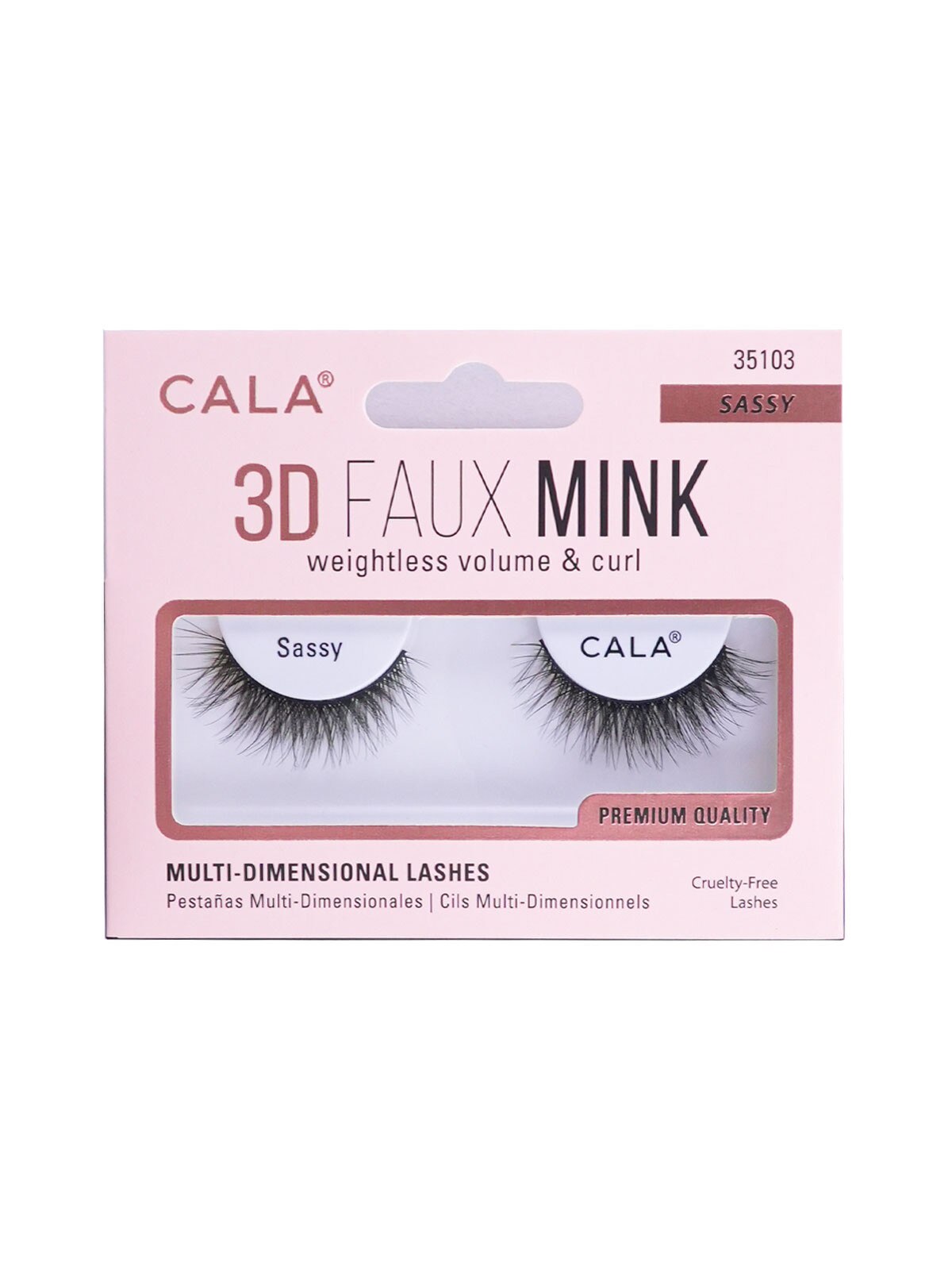 Cala - Sassy - 3D Faux Mink - multi-dimensional lashes - weightless volume and curl - cruelty-free lashes