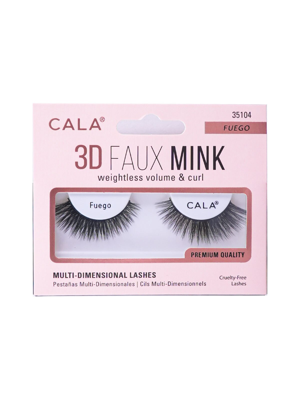 Cala - Fuego - 3D Faux Mink - multi-dimensional lashes - weightless volume and curl - cruelty-free lashes