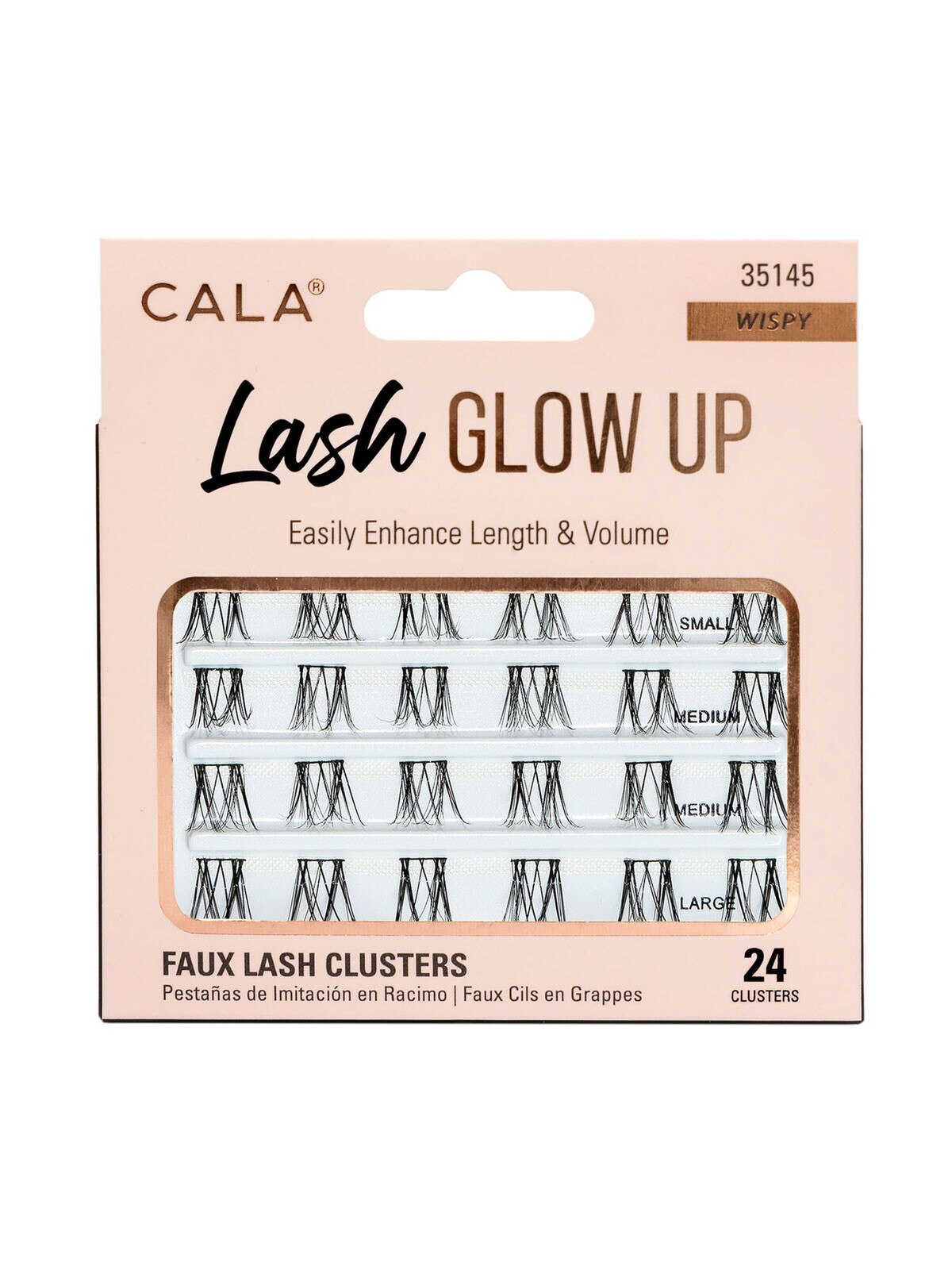 Cala - Wispy - Lash Glow Up - Faux Lash Clusters - 24 count