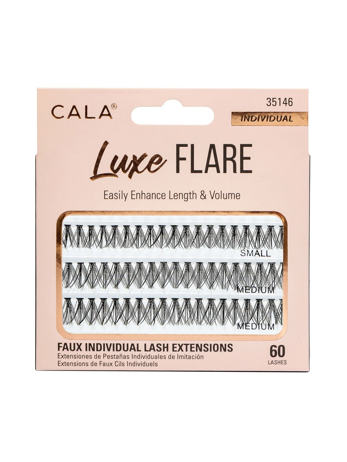 Cala - Individual - Lash Glow Up - Faux Individual Lash Extensions - 60count