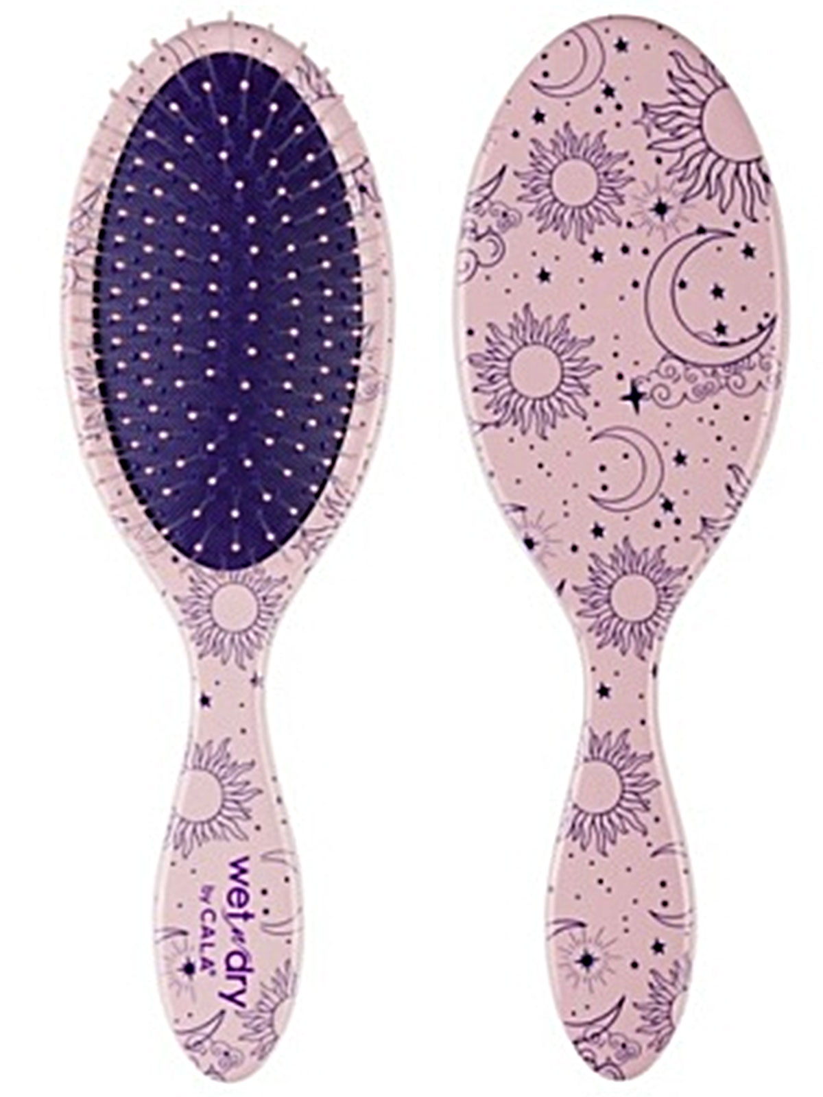 CALA #66829 WET-N-DRY HAIR BRUSH - CELESTIAL DREAMS- 6pcs/Box