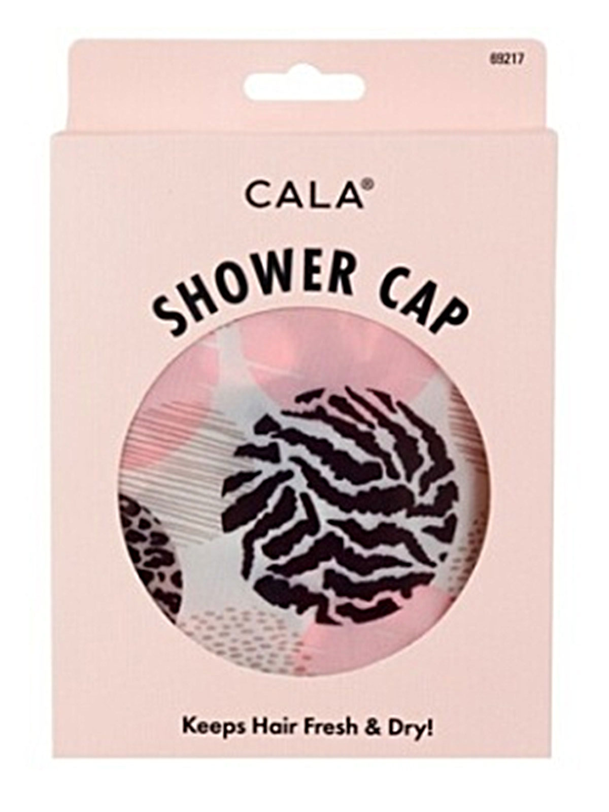 CALA #69217 SHOWER CAP - WILD STYLE- 6PCS/PK