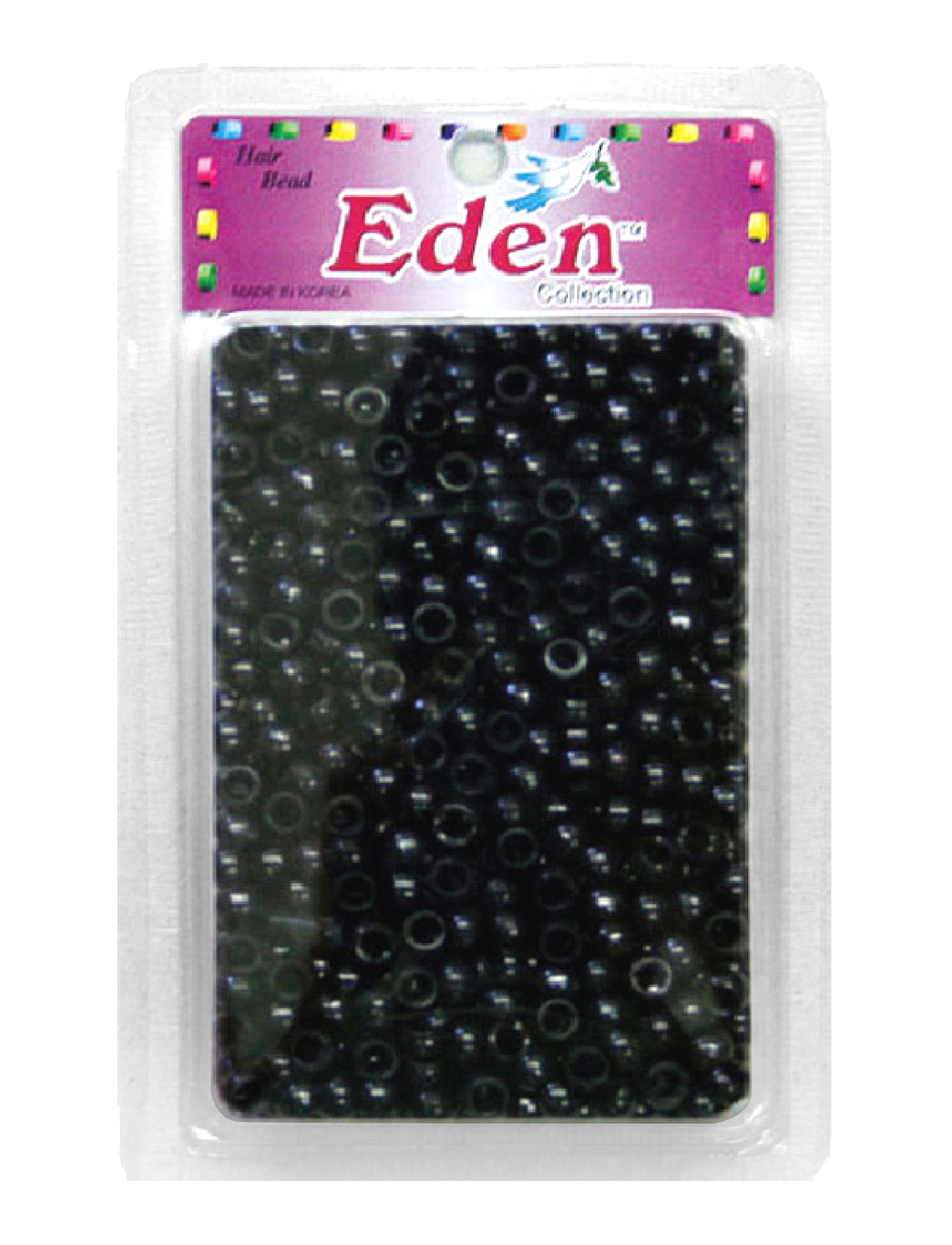 BR2 ROUND BEAD (200 PCS) (DZ SUBITEM OF) - BLACK