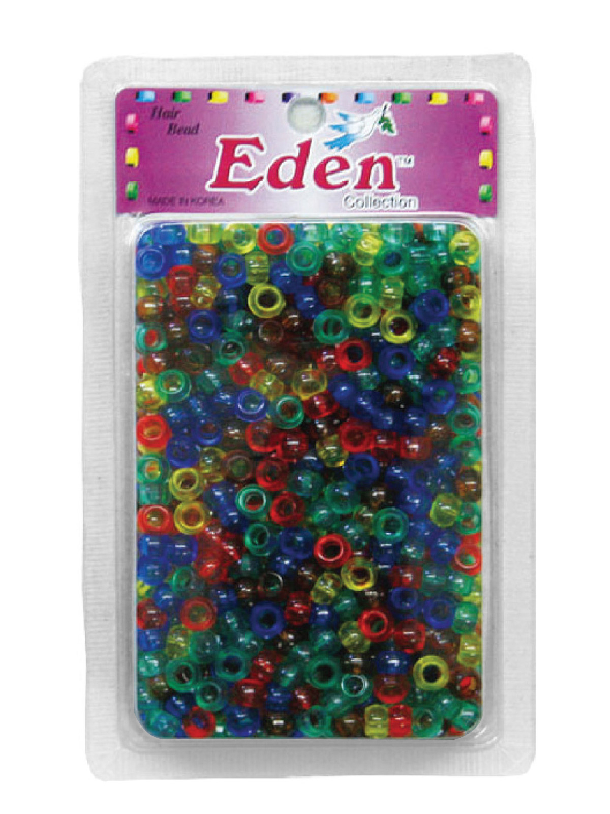 BR2 ROUND BEAD (200 PCS) (DZ SUBITEM OF) - CLEAR MIX