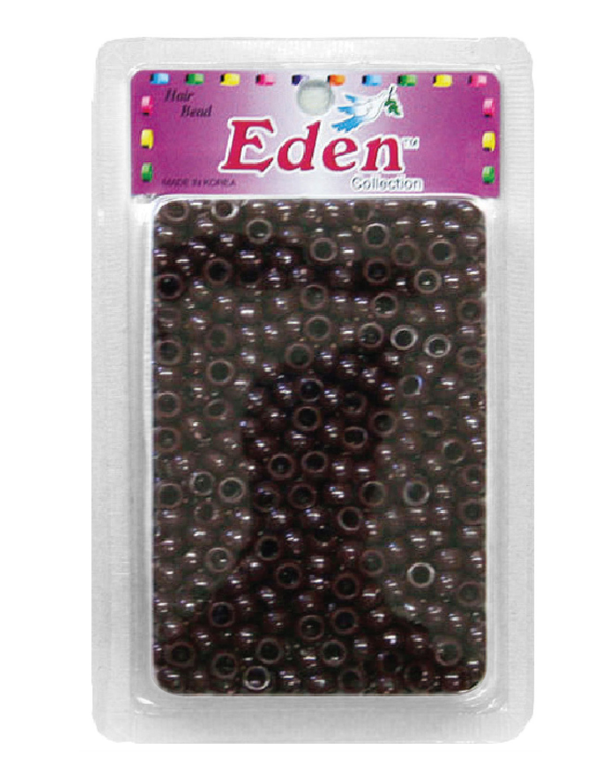 BR2 ROUND BEAD (200 PCS) (DZ SUBITEM OF) - DARK BROWN