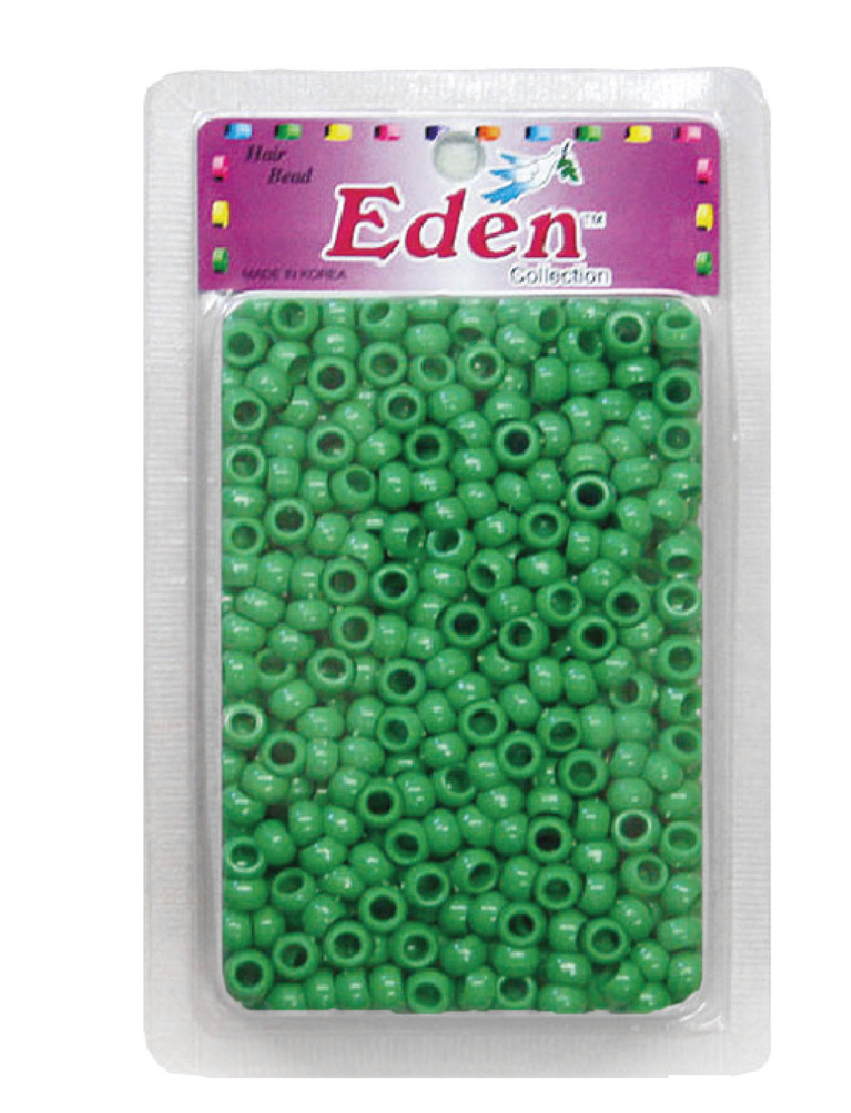 BR2 ROUND BEAD (200 PCS) (DZ SUBITEM OF) - GREEN
