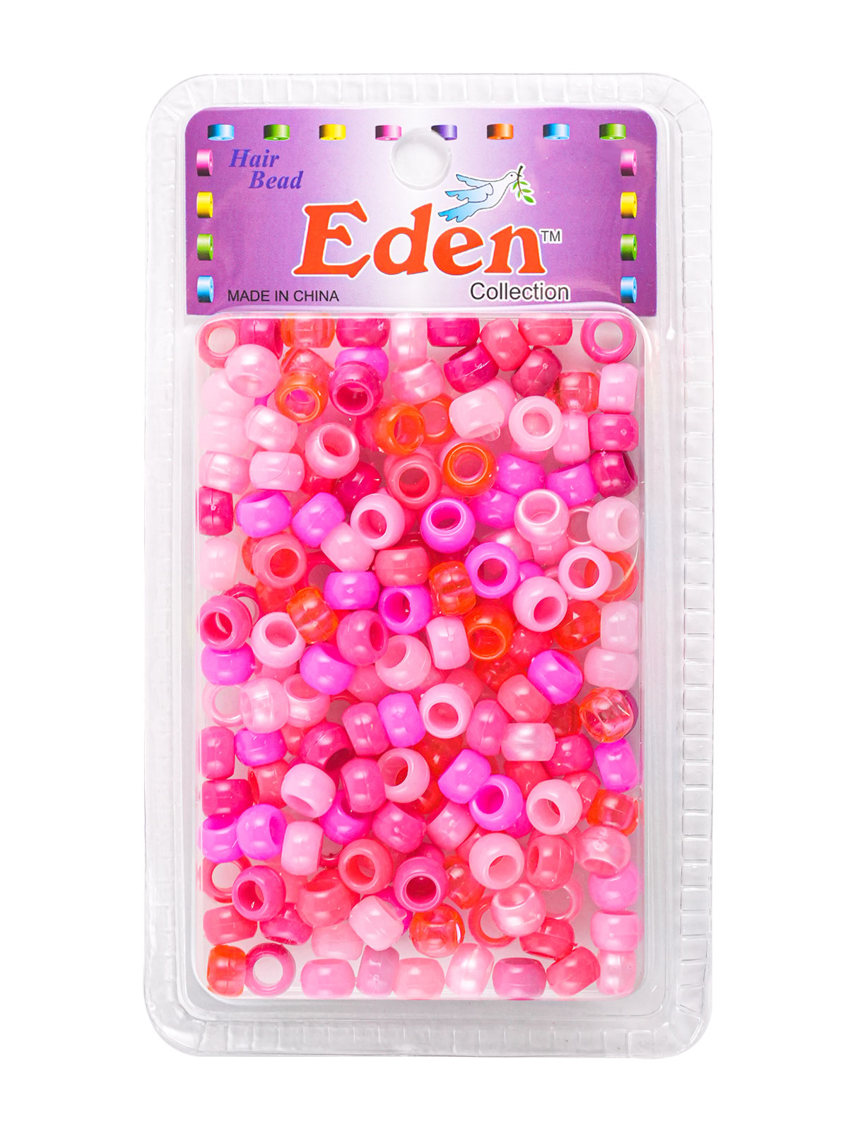 BR2 ROUND BEAD (200 PCS) (DZ SUBITEM OF) - PINK MIX