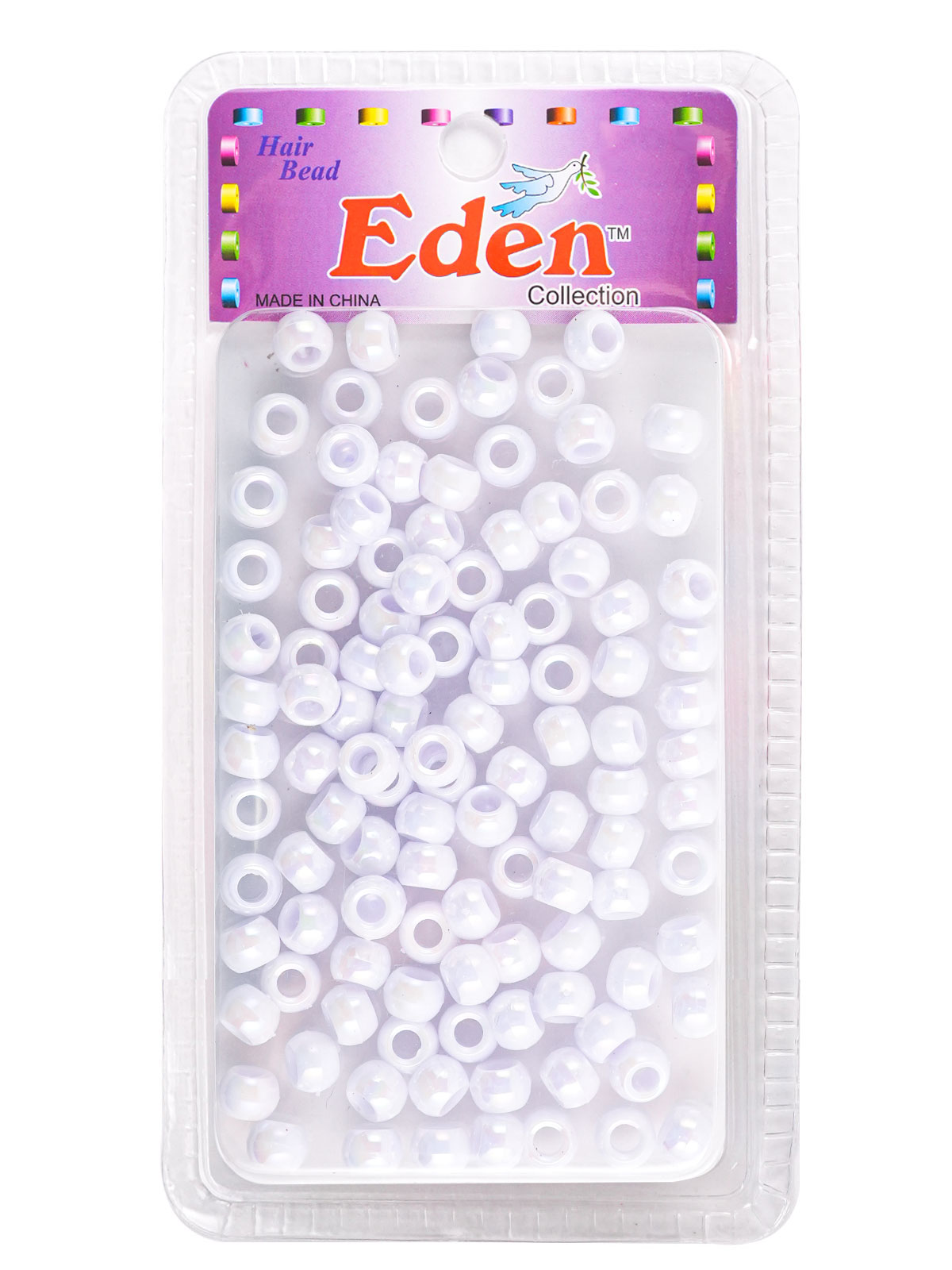 BR2 ROUND BEAD (200 PCS) (DZ SUBITEM OF) - WHITE AB