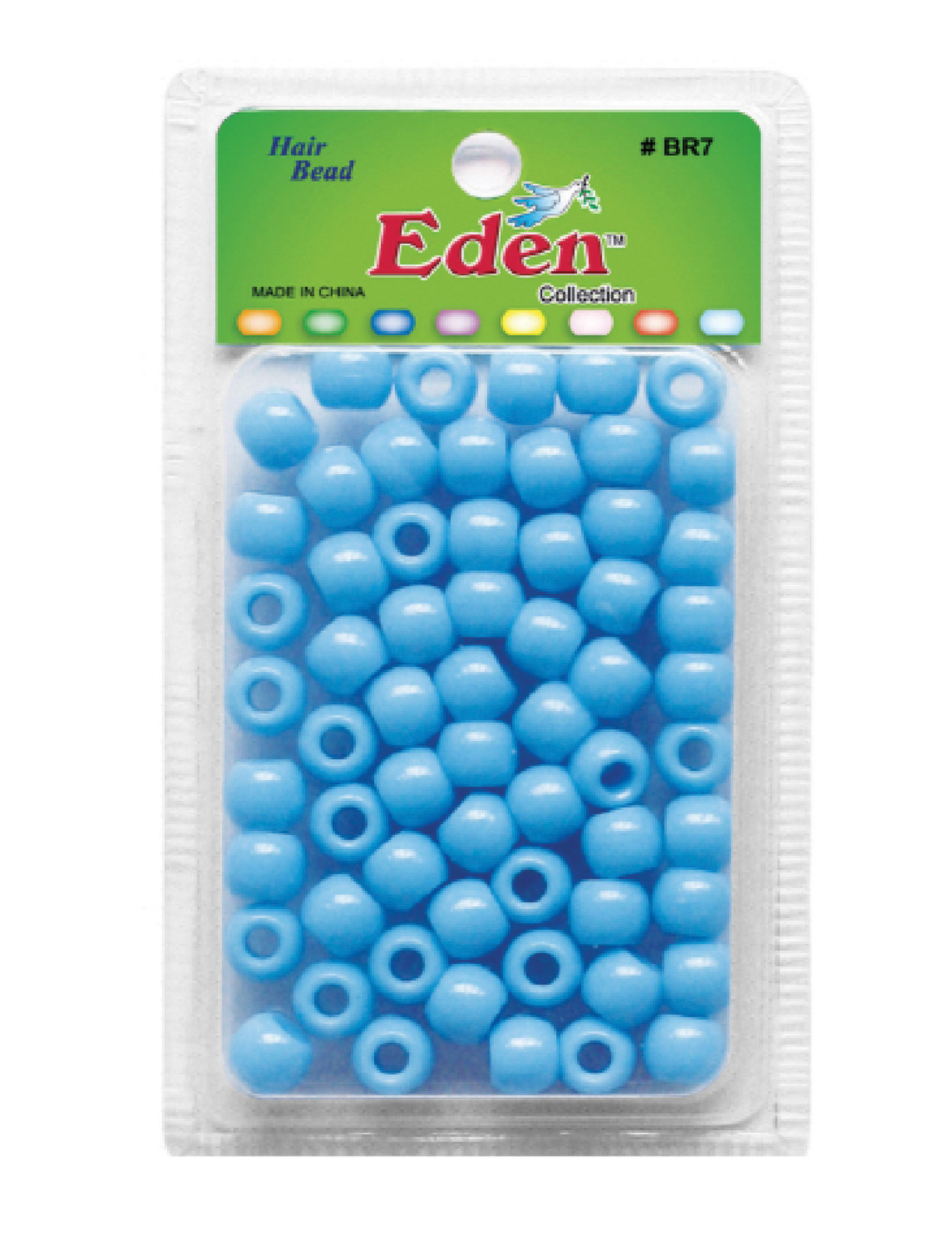 BR7 BIG ROUND BEAD (FASHION) DZ - SKY BLUE
