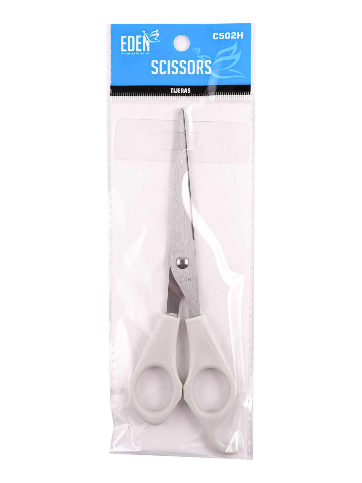 EDEN #C502H GRAY HANDLE HAIR SCISSORS - DZ