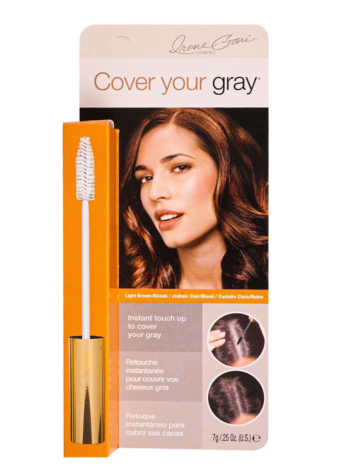 COVER YOUR GRAY "BRUSH-IN" (LIGHT BROWN)-PC