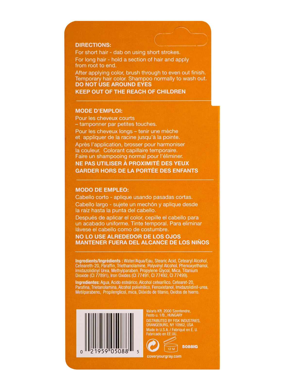 COVER YOUR GRAY "BRUSH-IN" (LIGHT BROWN)-PC