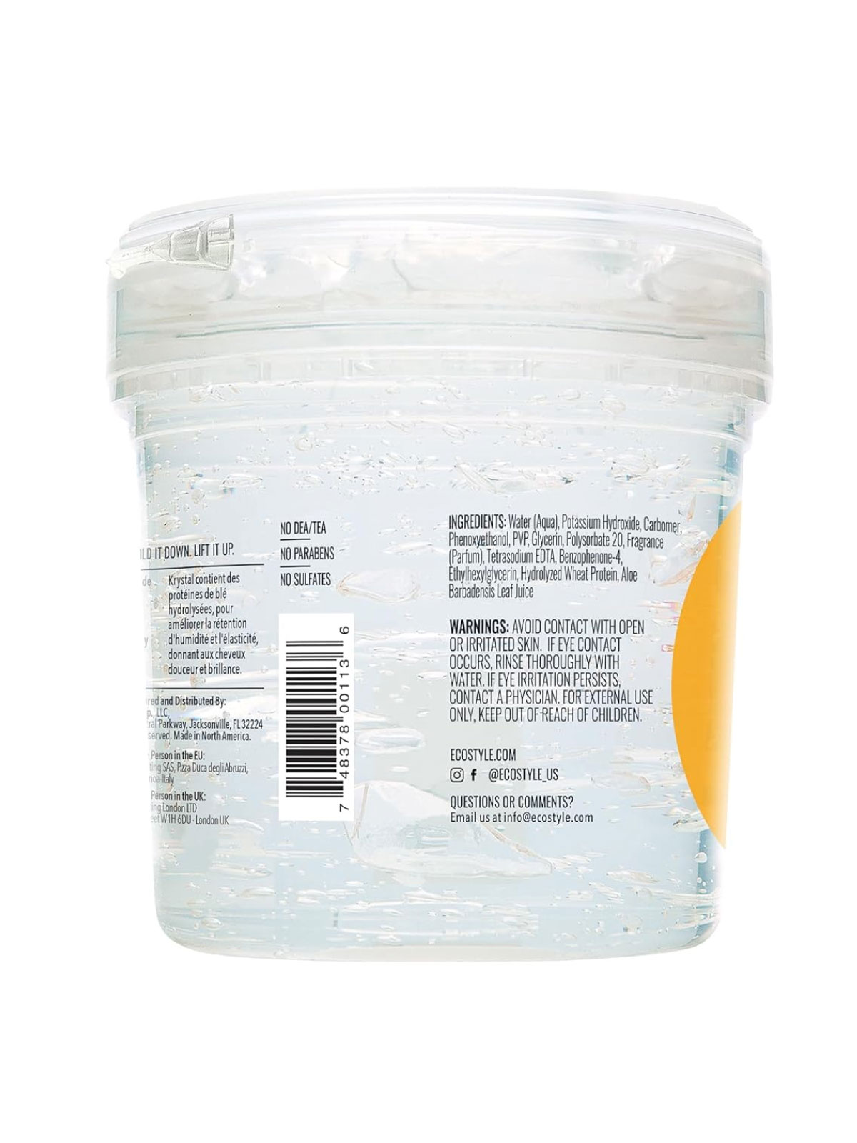 ECO STYLING GEL (CLEAR) 8OZ 12PCS/BOX