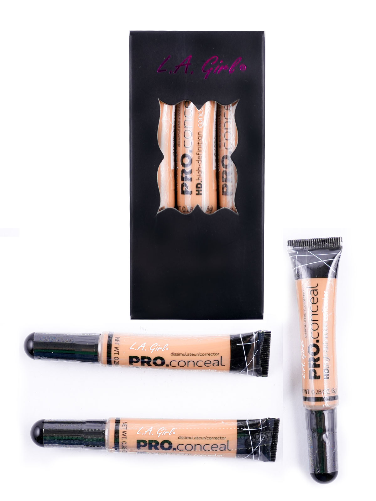LA GIRL HD PRO CONCEAL (GC978, MEDIUM BEIGE) - 3 PCS/PK