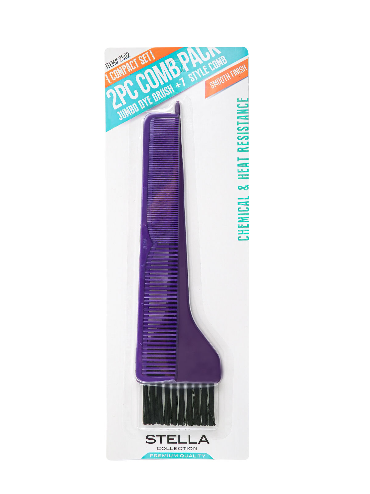 MAGIC #2502 DYE BRUSH & STYLE COMB COMBO - DZ
