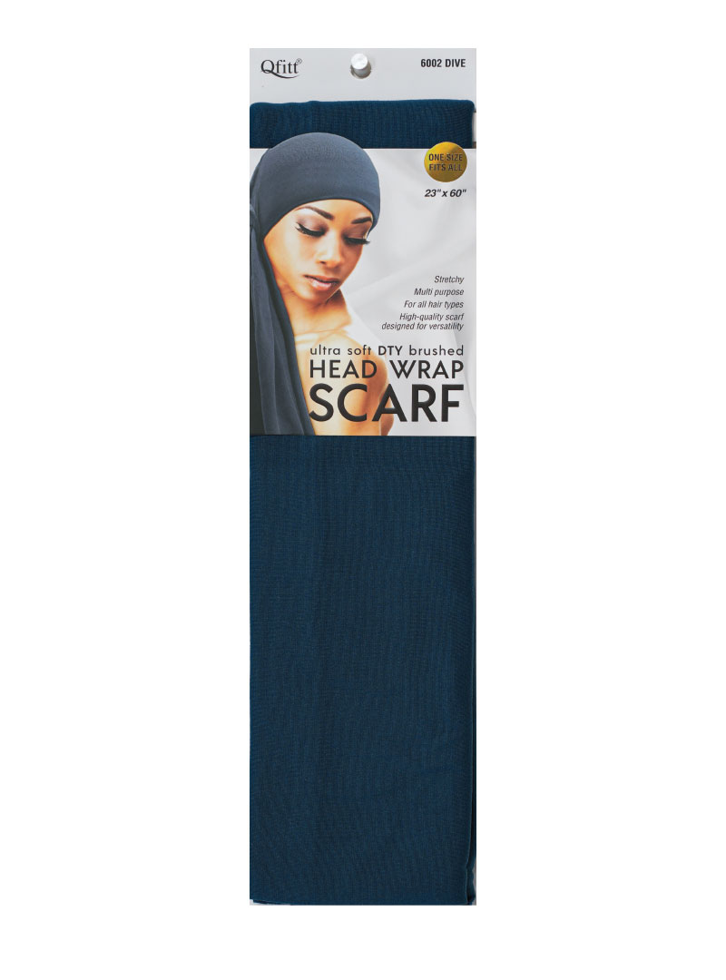 Q-FITT #6002 DTY BRUSHED SCARF (DIVE,3PC/PACK) - PK