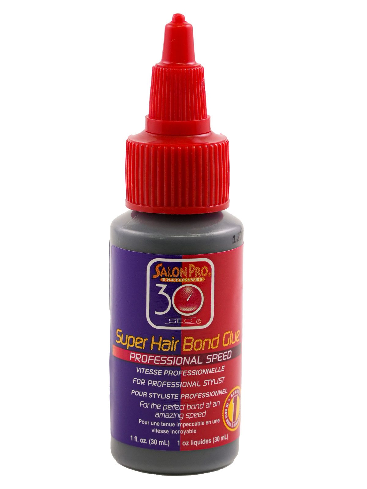 SALON PRO 30 SEC. HAIR GLUE 1OZ (6DZ/BOX) - BOX