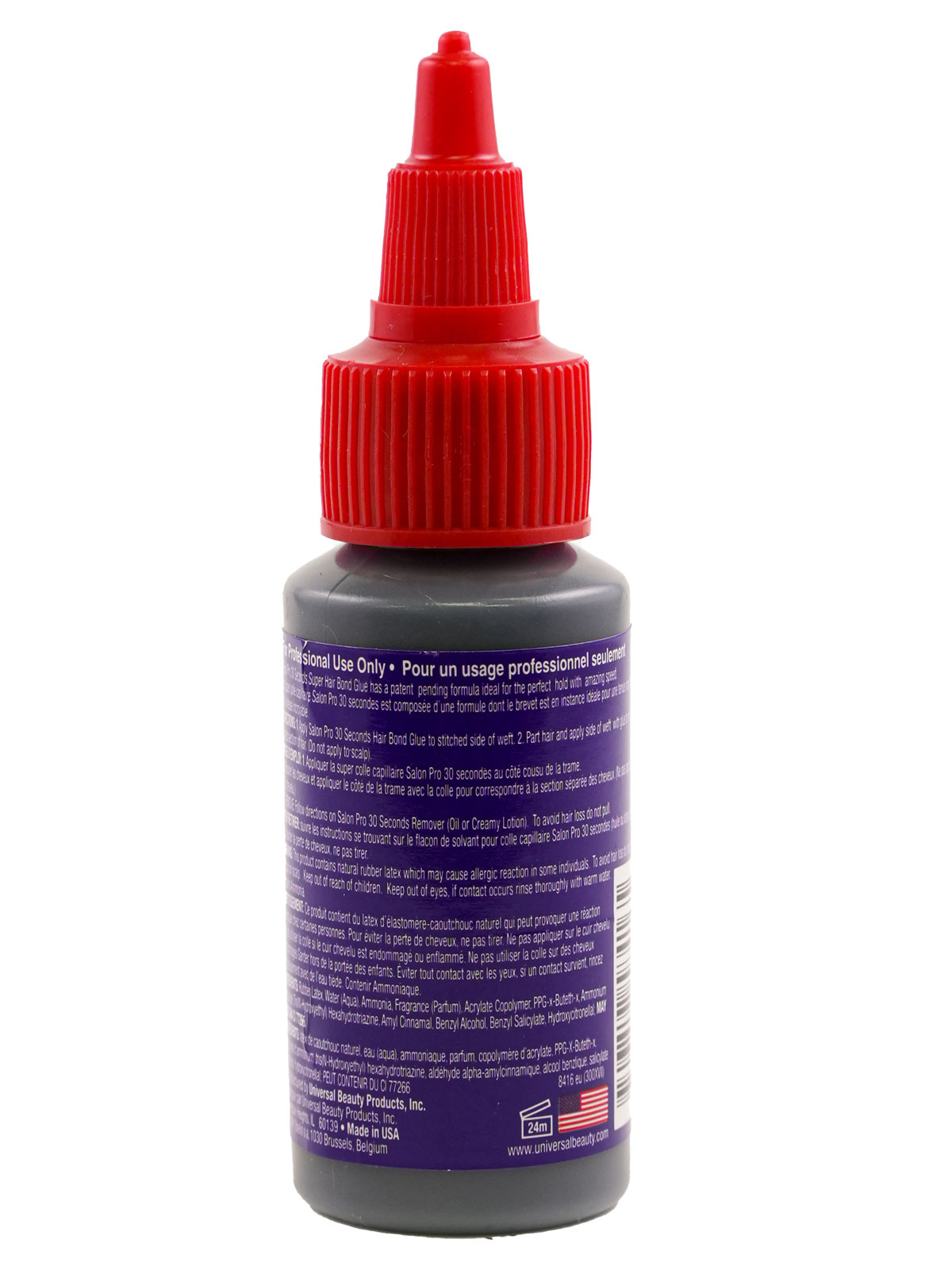SALON PRO 30 SEC. HAIR GLUE 1OZ (6DZ/BOX) - BOX