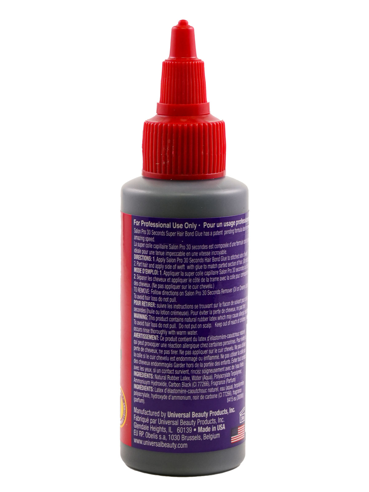 SALON PRO 30 SEC. HAIR GLUE 2OZ (2DZ/BOX) - BOX