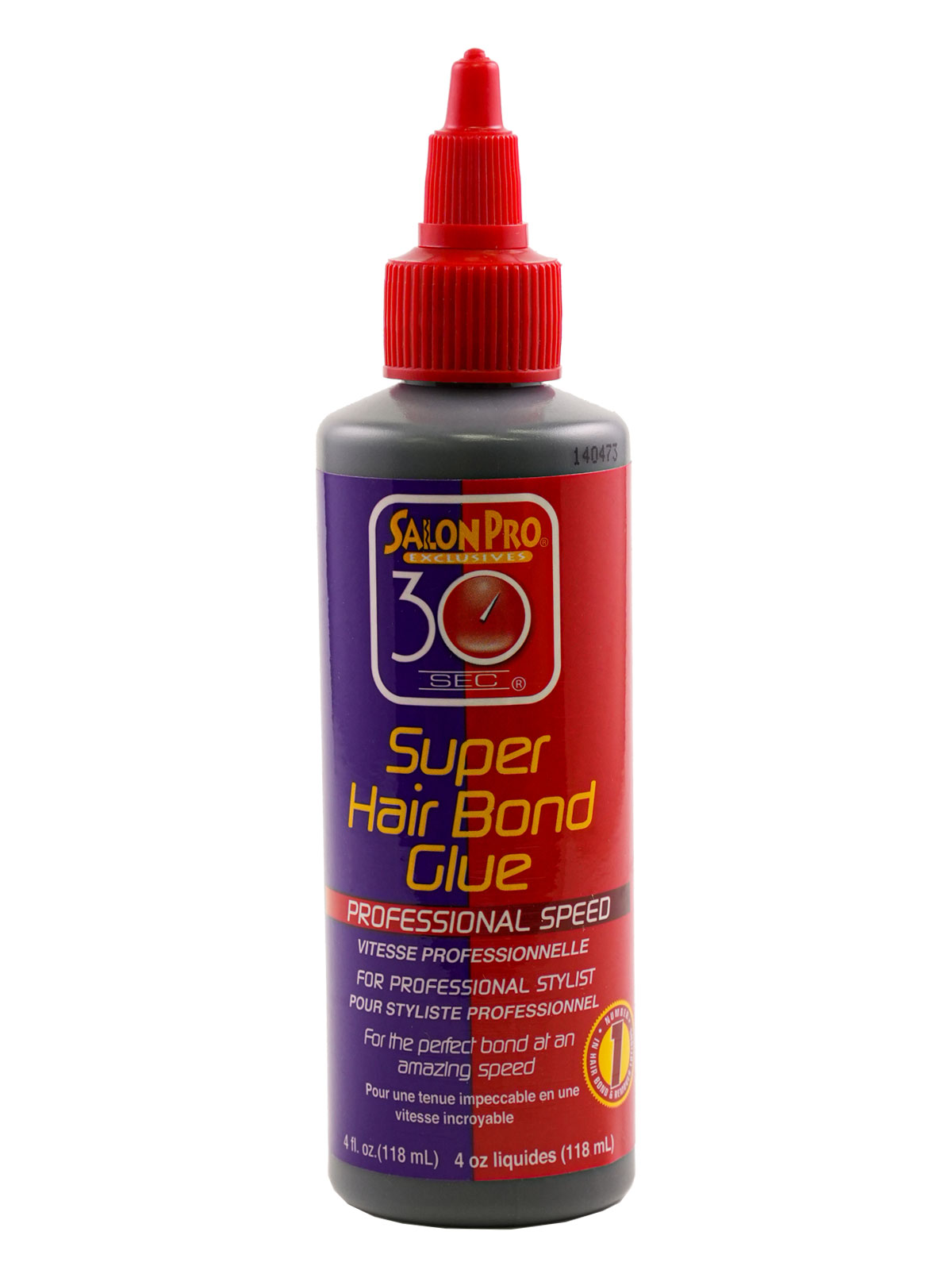 SALON PRO 30 SEC. HAIR GLUE 4OZ (1DZ/BOX) - BOX
