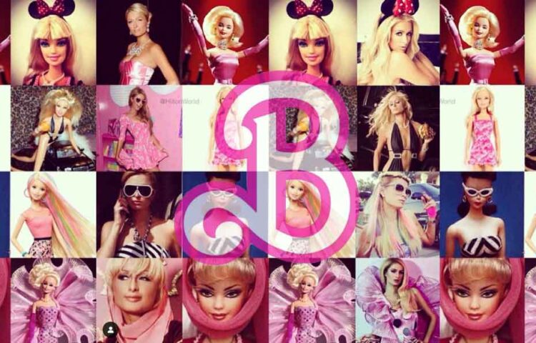 Paris Hilton as Barbie